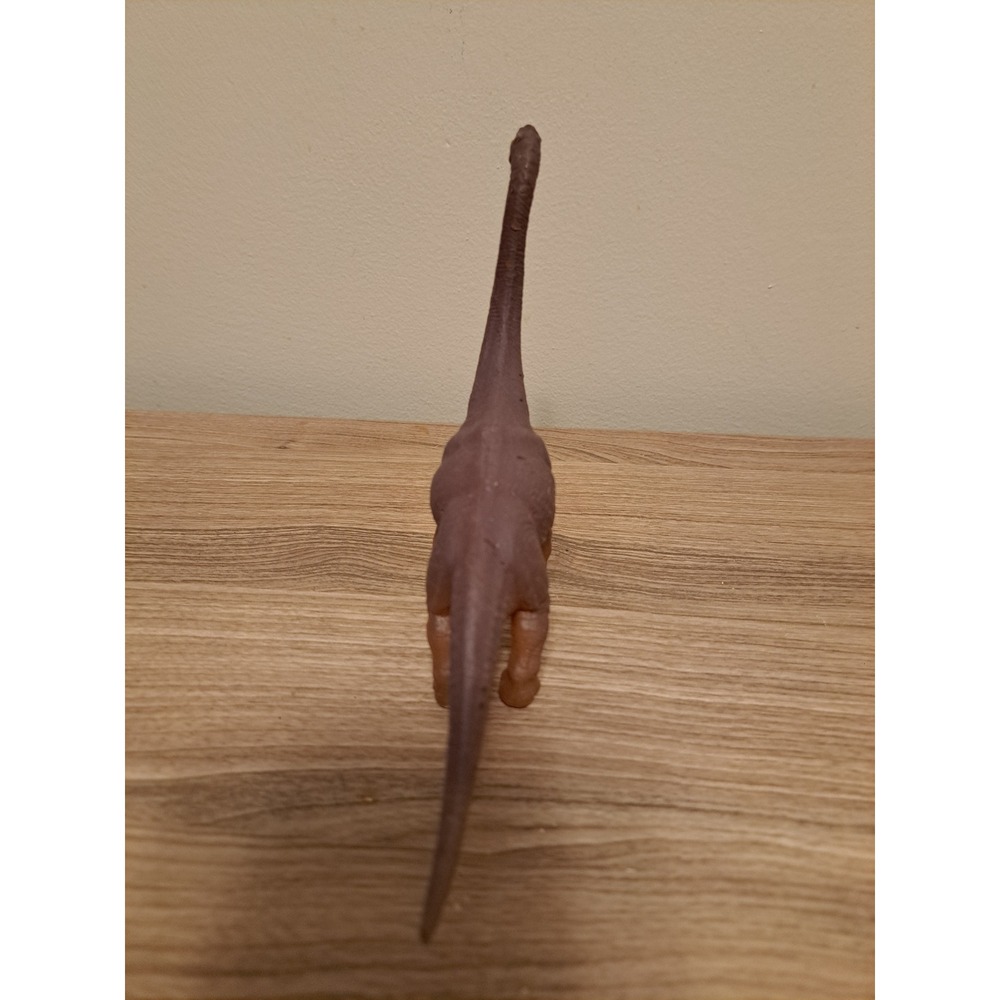 Vintage Brachiosaurus Brown Long Neck Dinosaur Toy Figure - Picture 5 of 6